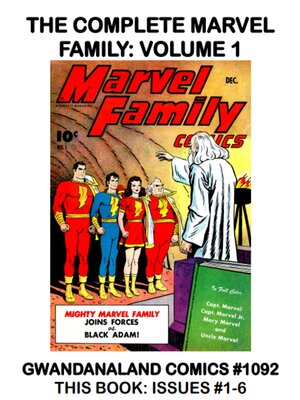 cover image of The Complete Marvel Family: Volume 1
